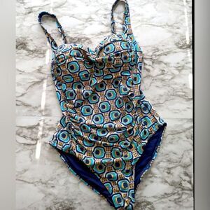 BOND-EYE AUSTRALIA One Piece Multi Fit Cup Swimsuit Swim Suit Size 12